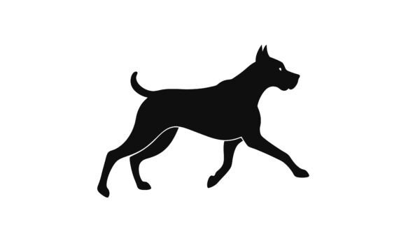Black Silhouette Dog Vector Review for Embroidery Projects
