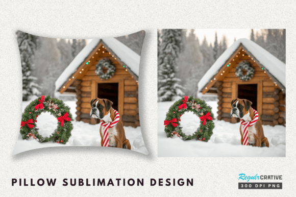 Christmas Dog Pillow Embroidery Design Review