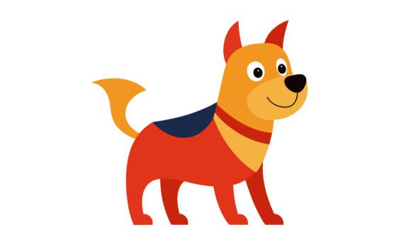 Cute Cartoon Dog Illustration Vector Review