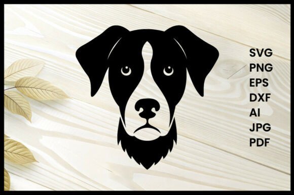 Dog Head Silhouette Vector Illustration Review