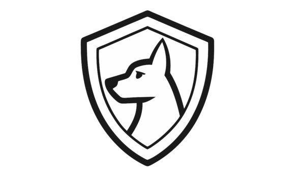 Dog in Shield Emblem Logo Design Review