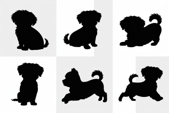 Dog Silhouettes Poses Seff Review