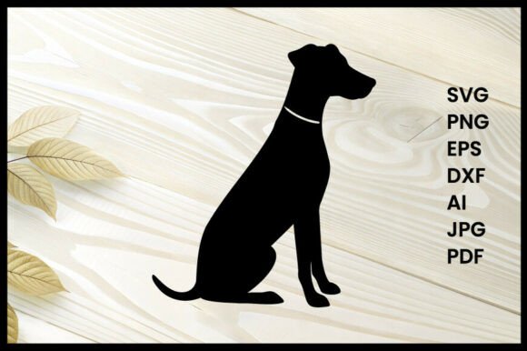 Dog Sitting Obediently Silhouette Review