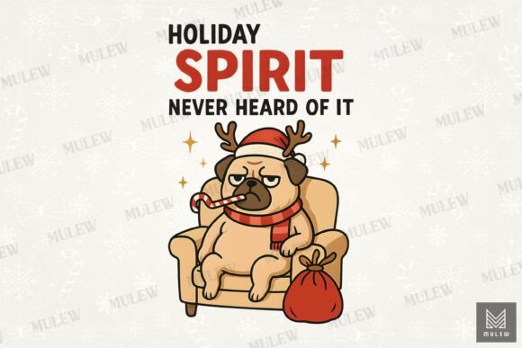 Funny Sarcastic Christmas Dog PNG Review