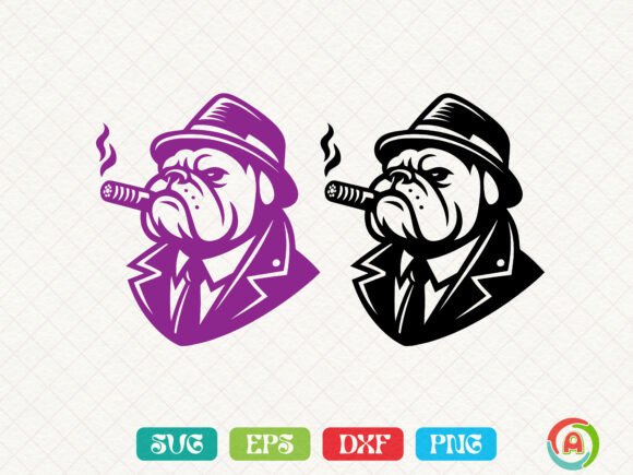 Mafia Dog Clipart Review for Embroidery Projects
