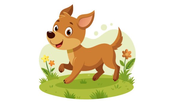 Playful Cartoon Dog Vector Review