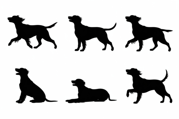 Silhouettes of a Playful Dog Embroidery Review