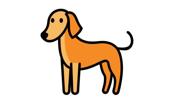 Simple Vector Illustration of a Dog Review