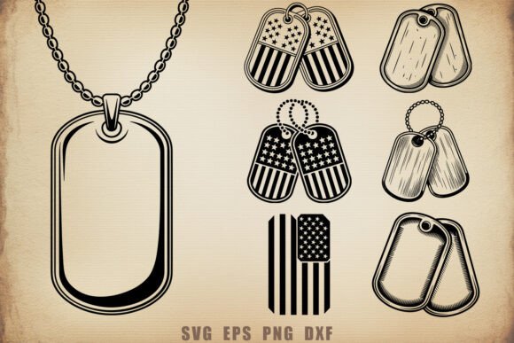 USA Dog Tag Vector Set Review for Embroidery Projects