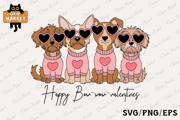 Valentine Dog PNG Heart Design Review