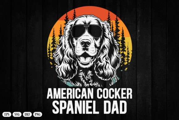 Vintage American Cocker Spaniel Dad Dog Embroidery Review